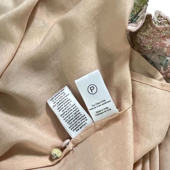 HEMANT AND‎ NANDITA Nora Maxi Dress in Rose Pink - Picture 10 of 11